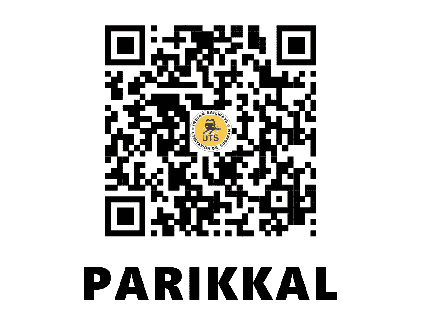 UTS QR Code for PARIKKAL - PRKL (SR - TAMIL NADU)